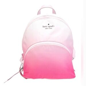 kate spade pink ombré nylon backpack